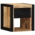 Mesita de noche madera maciza de mango 40x35x40