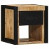 Mesita de noche madera maciza de mango 40x35x40
