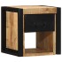 Mesita de noche madera maciza de mango 40x35x40
