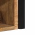 Mesita de noche madera maciza de mango 40x35x40