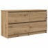 Mueble para TV madera de ingeniería roble artisan 100x35x54
