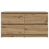 Mueble para TV madera de ingeniería roble artisan 100x35x54