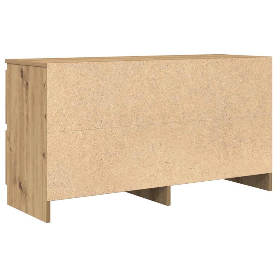 Mueble para TV madera de ingeniería roble artisan 100x35x54