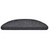 Alfombrilla escalera 20 uds antracita 56x17x3