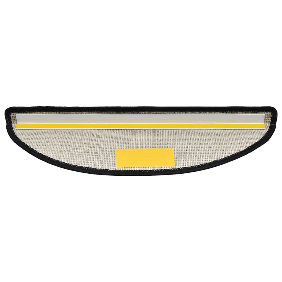 Alfombrilla escalera 20 uds antracita 56x17x3