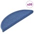 Alfombrilla escalera 20 uds azul 56x17x3