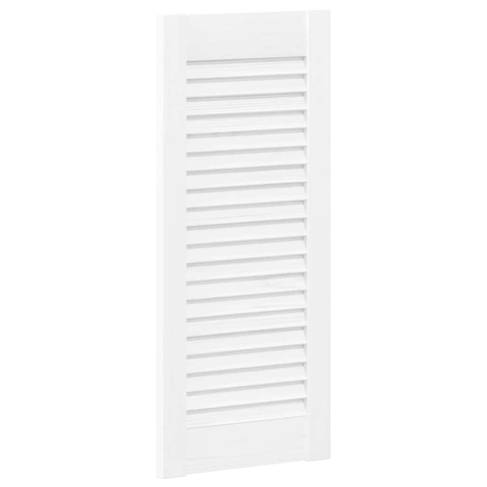 Puerta de armario de lamas 4 uds blanco 61,5x29,5