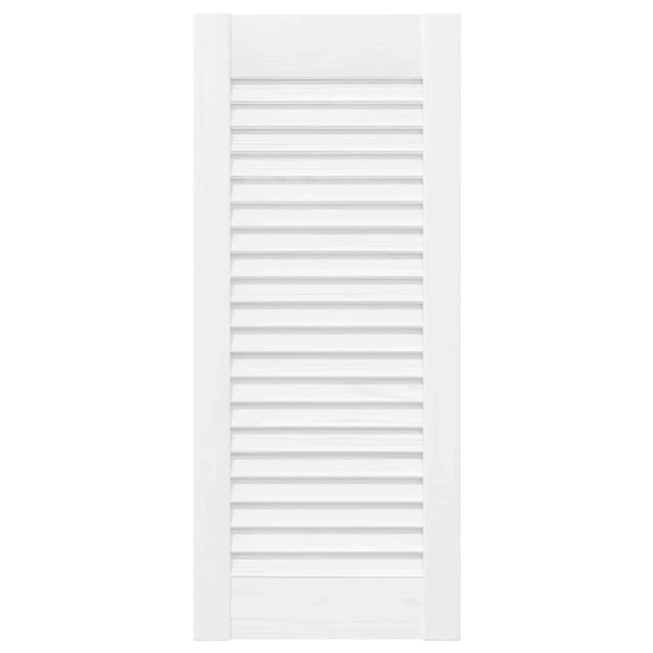 Puerta de armario de lamas 4 uds blanco 61,5x29,5