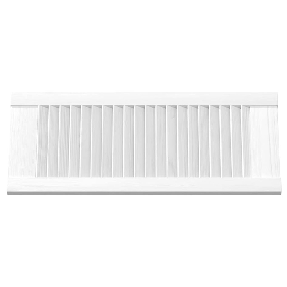 Puerta de armario de lamas 4 uds blanco 61,5x29,5