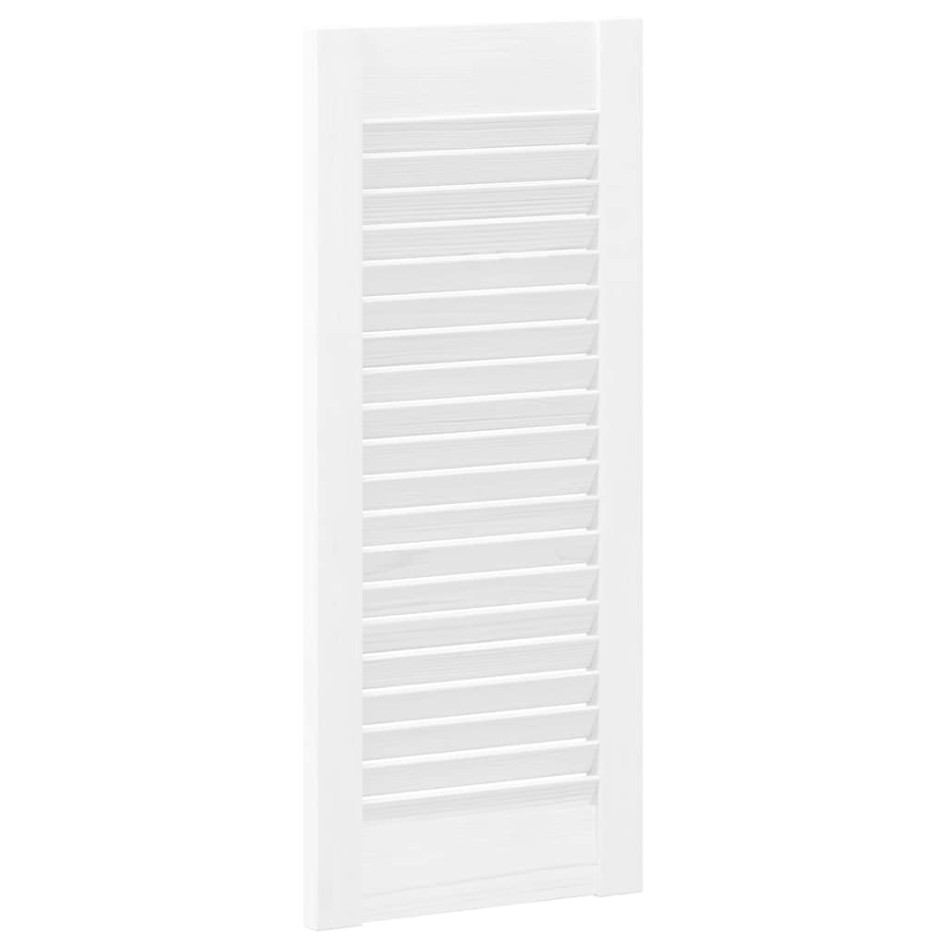 Puerta de armario de lamas 4 uds blanco 61,5x29,5