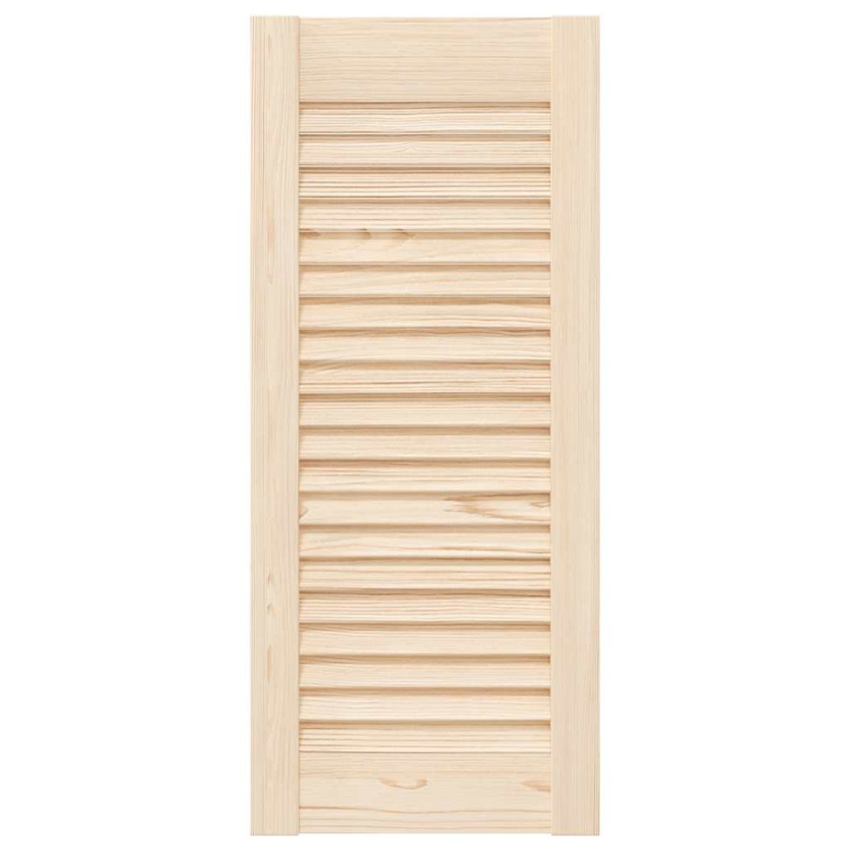 Puerta de armario de lamas 4 uds 69x29,5 cm madera de