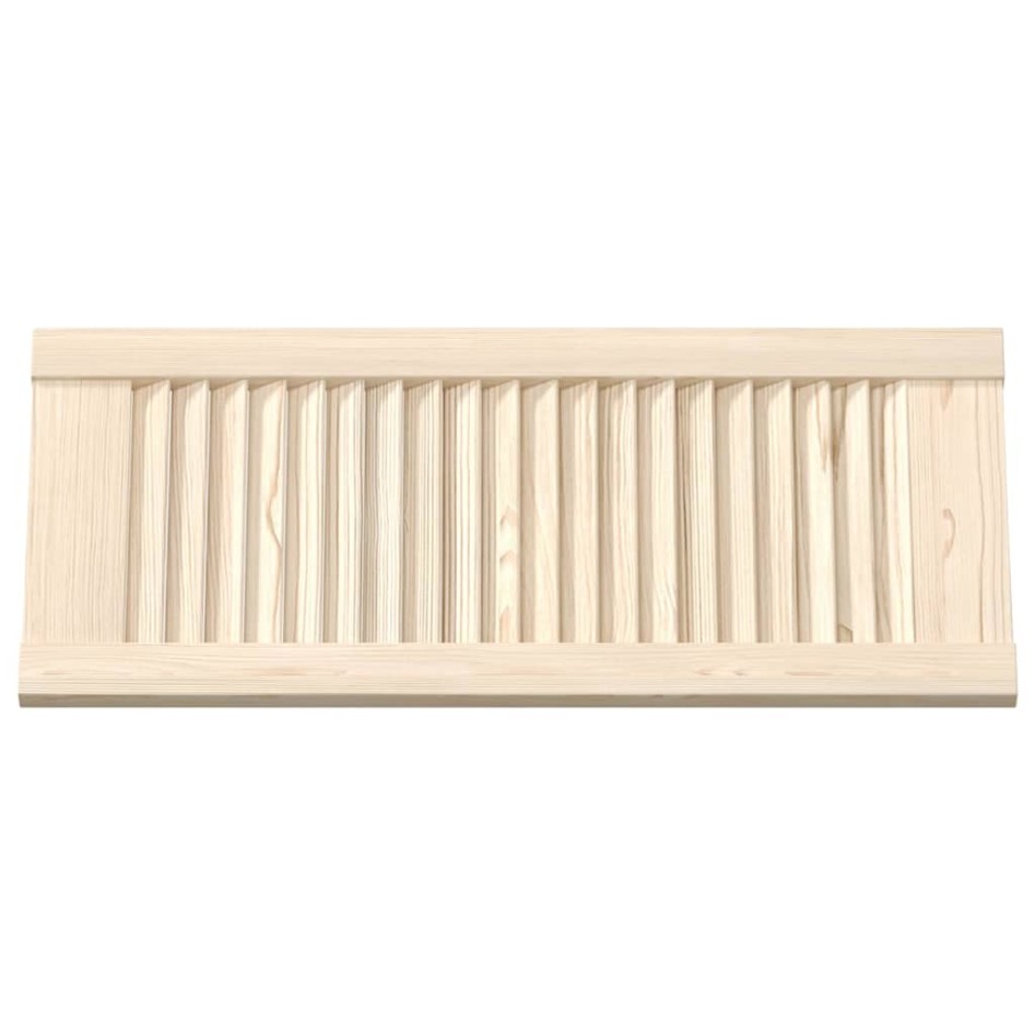 Puerta de armario de lamas 4 uds 69x29,5 cm madera de