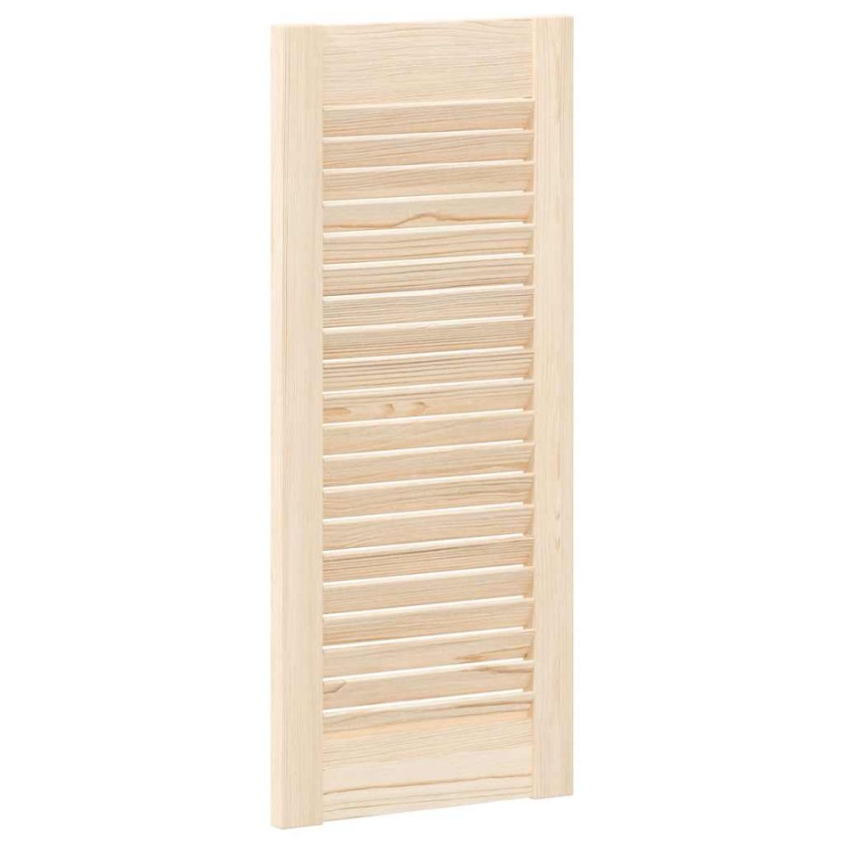 Puerta de armario de lamas 4 uds 69x29,5 cm madera de