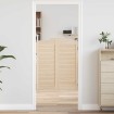 Puertas batientes diseño de lamas 2 par 100x80cm madera pino