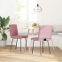 Sillas de comedor 2 unidades terciopelo