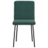 Sillas de comedor 2 unidades terciopelo verde