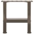 Patas de mesa de centro acero natural 2uds acero 40x(30-31)