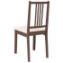 Sillas de comedor con cojines 2 uds madera maciza marrón