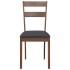 Sillas de comedor con cojines 2 uds madera maciza marrón