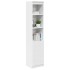 Aparador alto blanco 37,5x35x180 cm madera de