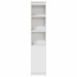 Aparador alto blanco 37,5x35x180 cm madera de