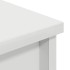 Aparador alto blanco 37,5x35x180 cm madera de