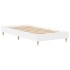 Estructura de cama sin colchón madera blanca 90x190