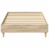 Estructura de cama sin colchón madera roble Sonoma 90x190