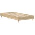Estructura de cama sin colchón madera roble Sonoma 90x190