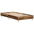 Estructura de cama sin colchón madera vieja 100x200