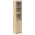 Aparador alto roble Sonoma 37,5x35x180 cm madera de
