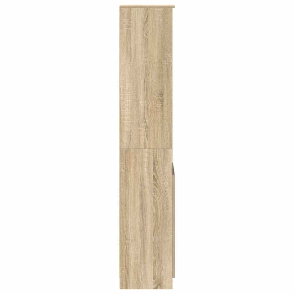 Aparador alto roble Sonoma 37,5x35x180 cm madera de