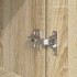 Aparador alto roble Sonoma 37,5x35x180 cm madera de