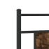 Estructura cama sin colchón madera roble ahumado 75x190