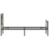 Estructura de cama sin colchón madera roble Sonoma 75x190