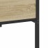 Estructura de cama sin colchón madera roble Sonoma 75x190