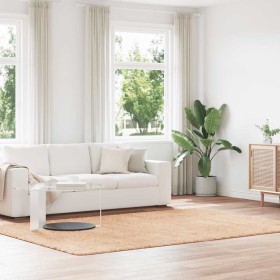 Alfombra peluda de pelo largo NAVARRA beige 200x290cm