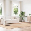 Alfombra peluda de pelo largo NAVARRA beige 240x340cm poliéster