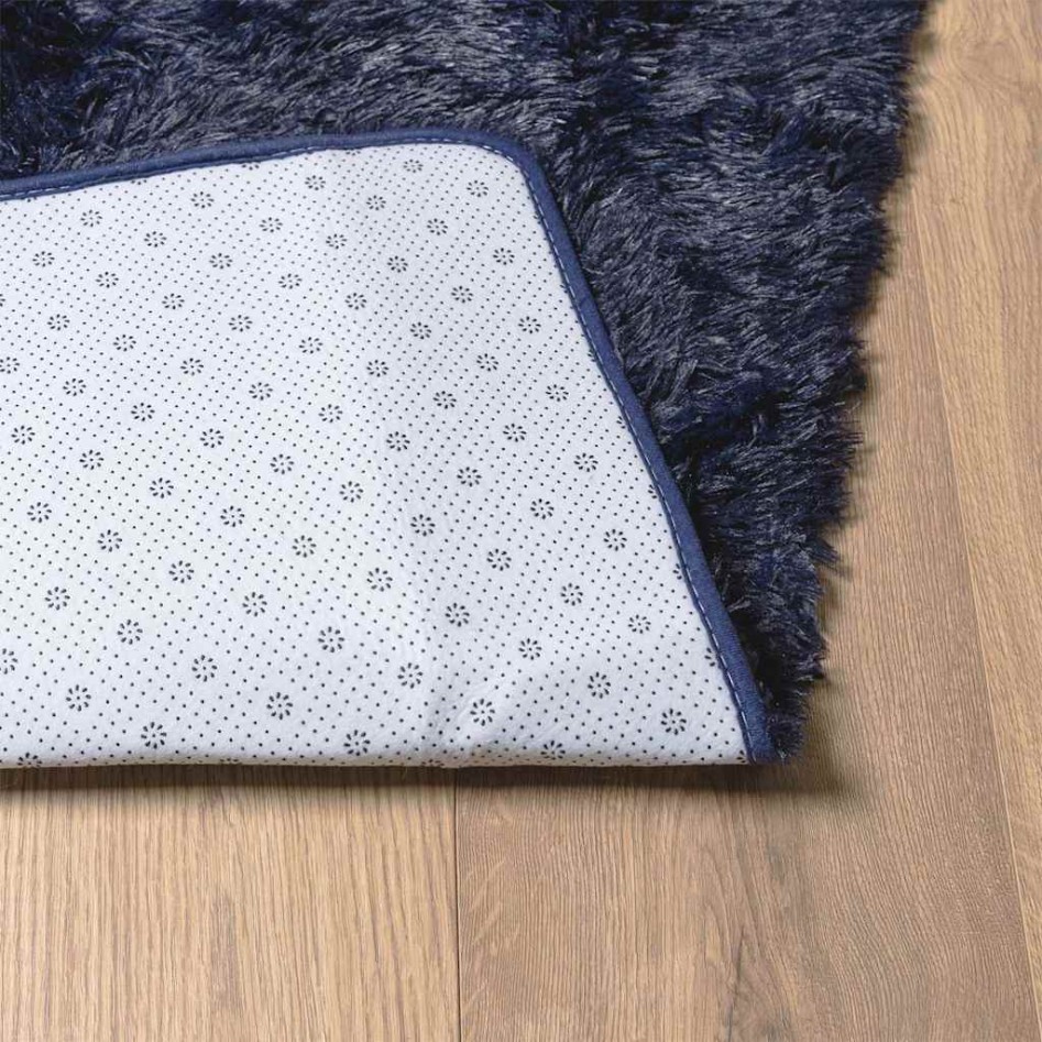 Alfombra de pelo largo NAVARRA azul marino 200x290 cm