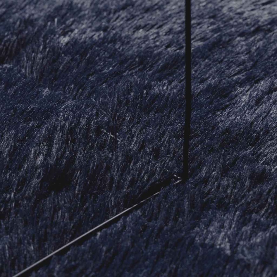 Alfombra de pelo largo NAVARRA azul marino 200x290 cm