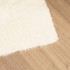 Alfombra peluda de pelo largo NAVARRA crema 200x200cm