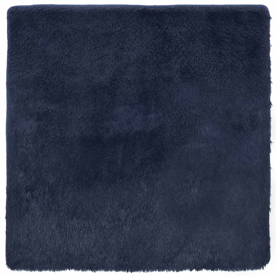 Alfombra de pelo largo NAVARRA azul marino 240x240 cm