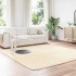 Alfombra peluda de pelo largo NAVARRA crema 240x240cm