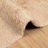 Alfombra peluda de pelo largo NAVARRA beige 240x240cm