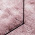 Alfombra de pelo largo NAVARRA rosa polvoriento 200x200