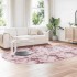 Alfombra de pelo largo NAVARRA rosa polvoriento 300x200