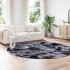 Alfombra de pelo largo NAVARRA gris oscuro 240x240 cm
