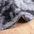 Alfombra de pelo largo NAVARRA gris oscuro 240x240 cm