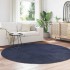 Alfombra de pelo largo NAVARRA azul marino 200x200 cm