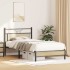 Estructura de cama sin colchón madera roble Sonoma 100x200